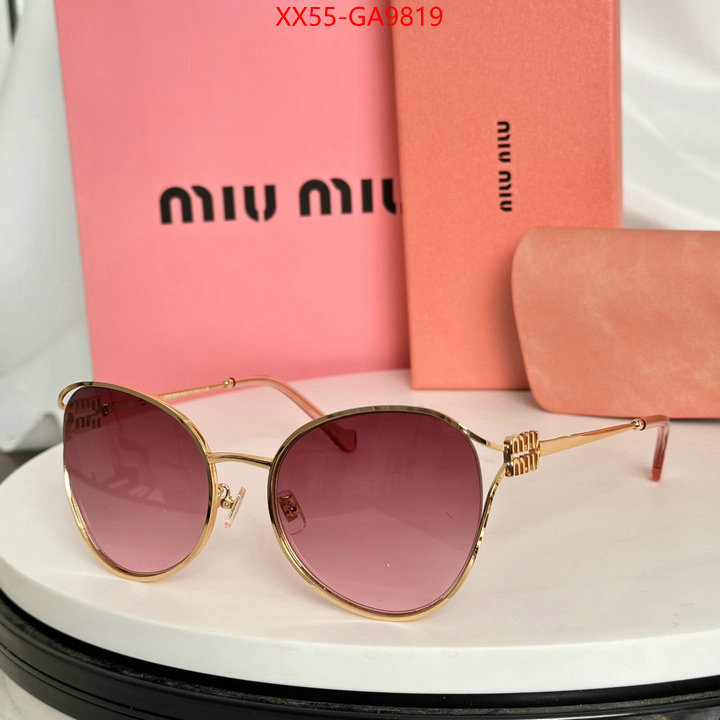 Glasses-Miu Miu luxury cheap ID: GA9819 $: 55USD