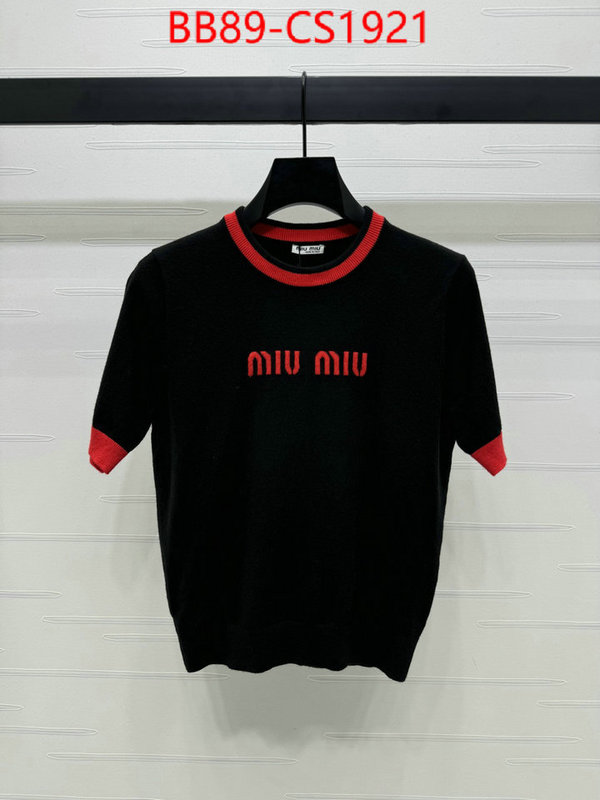 Clothing-MIU MIU online shop ID: CS1921 $: 89USD