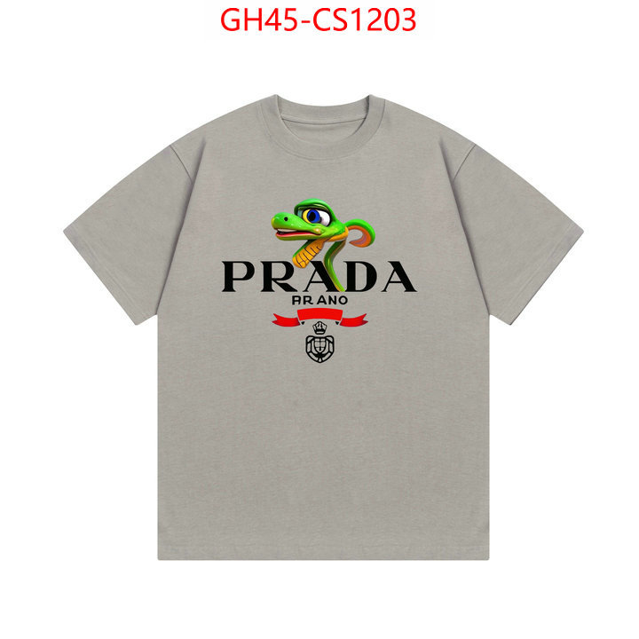 Clothing-Prada how to start selling replica ID: CS1203 $: 45USD