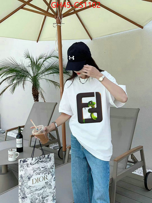 Clothing-Fendi china sale ID: CS1102 $: 45USD