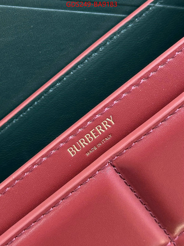 Burberry Bags(TOP)-Crossbody- 2024 aaaaa replica customize ID: BA9183 $: 249USD,