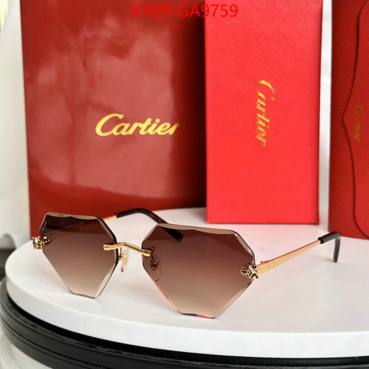 Glasses-Cartier customize best quality replica ID: GA9759 $: 69USD