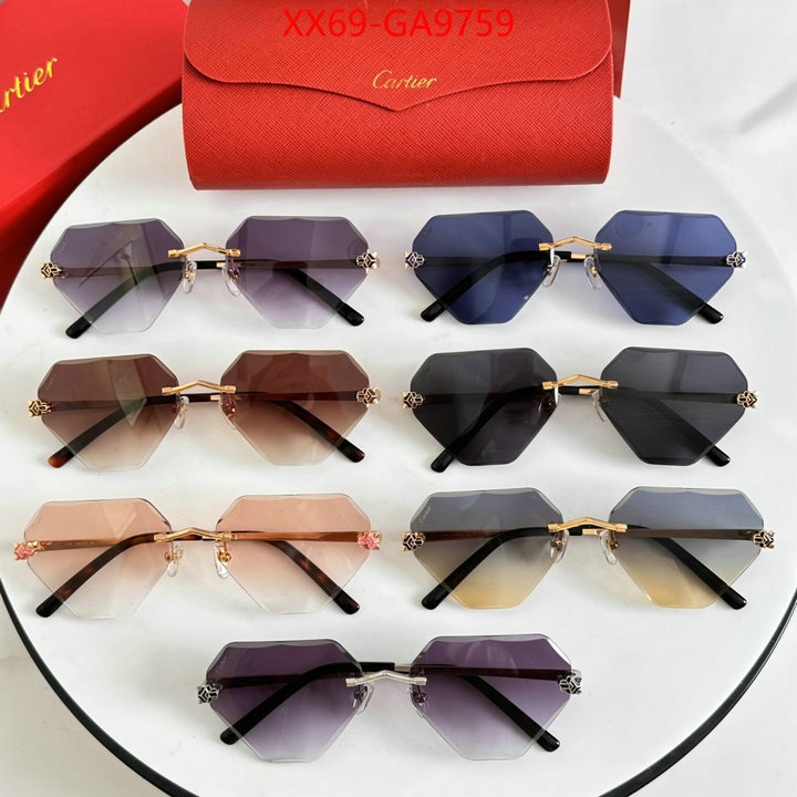 Glasses-Cartier customize best quality replica ID: GA9759 $: 69USD