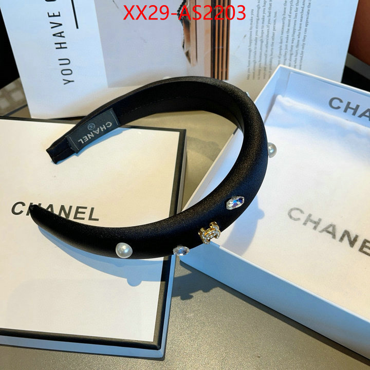 Hair band-Chanel new ID: AS2203 $: 29USD