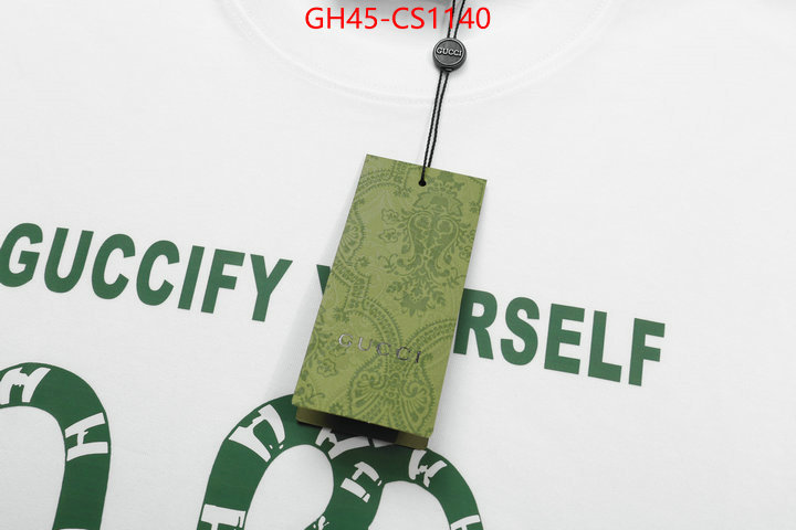 Clothing-Gucci best knockoff ID: CS1140 $: 45USD