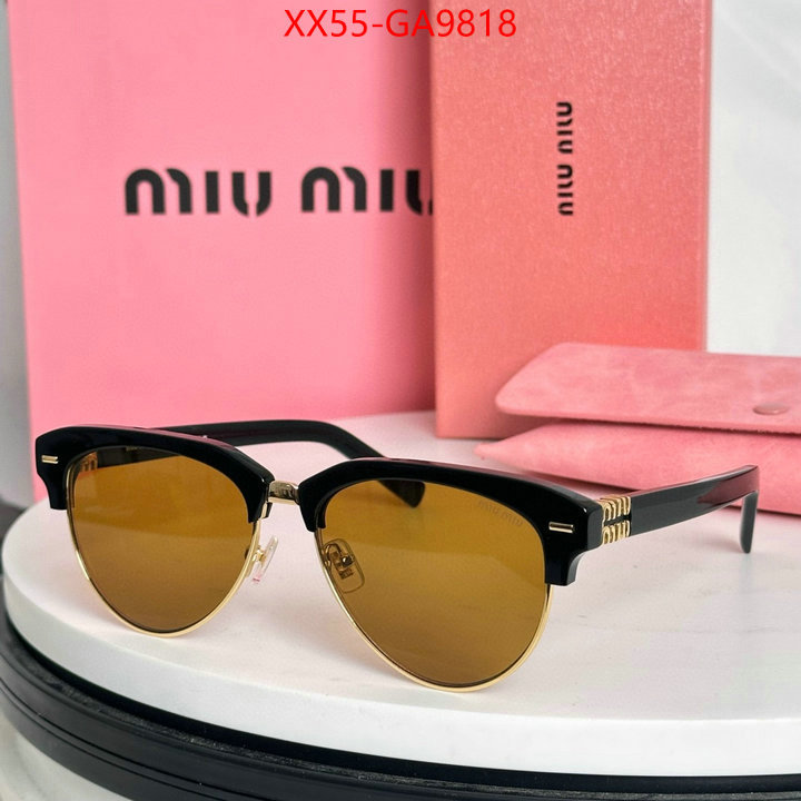 Glasses-Miu Miu at cheap price ID: GA9818 $: 55USD