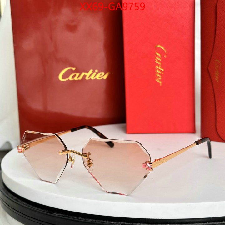 Glasses-Cartier customize best quality replica ID: GA9759 $: 69USD