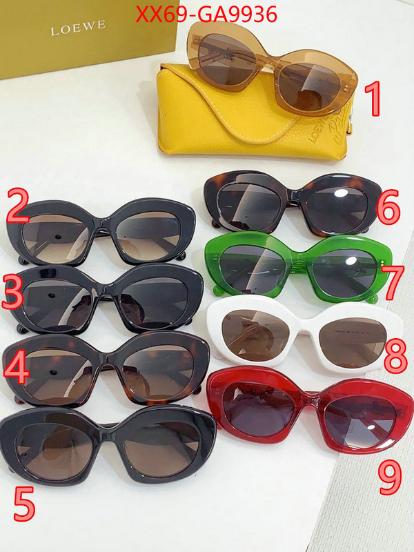 Glasses-Loewe top quality fake ID: GA9936 $: 69USD