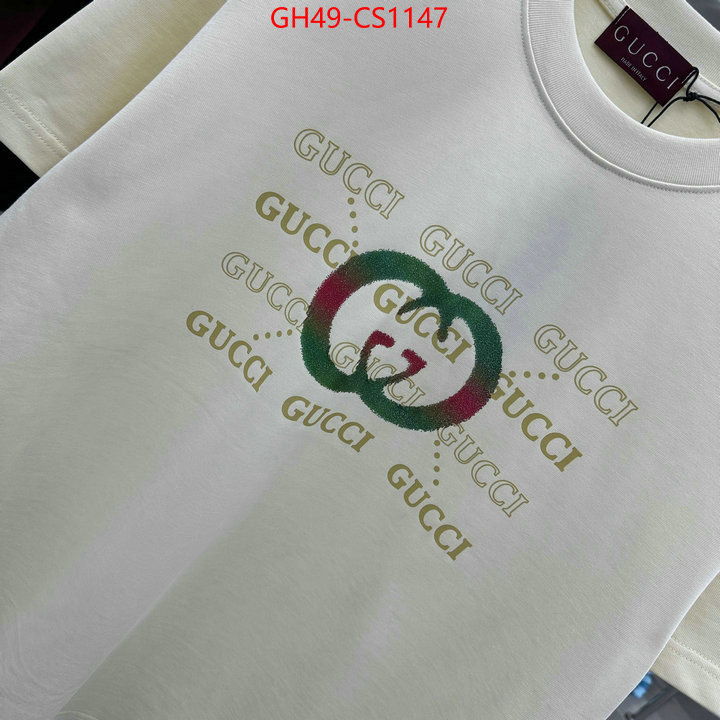 Clothing-Gucci high quality 1:1 replica ID: CS1147 $: 49USD