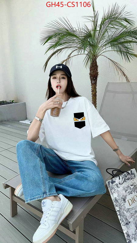 Clothing-Fendi we provide top cheap aaaaa ID: CS1106 $: 45USD