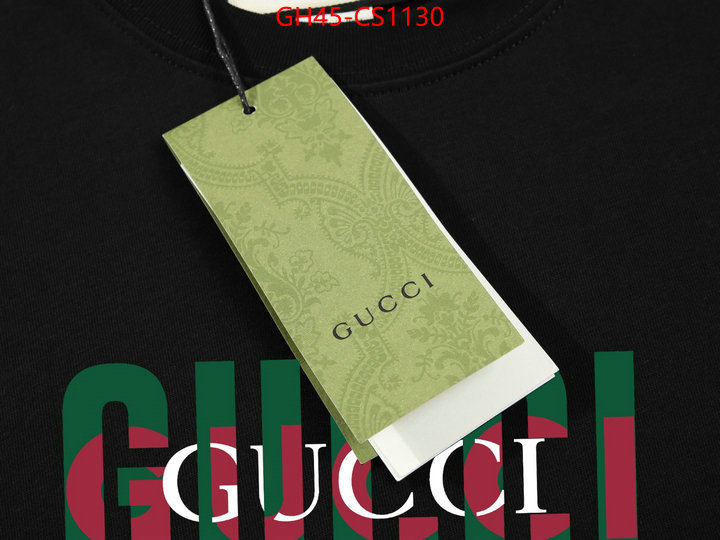 Clothing-Gucci store ID: CS1130 $: 45USD