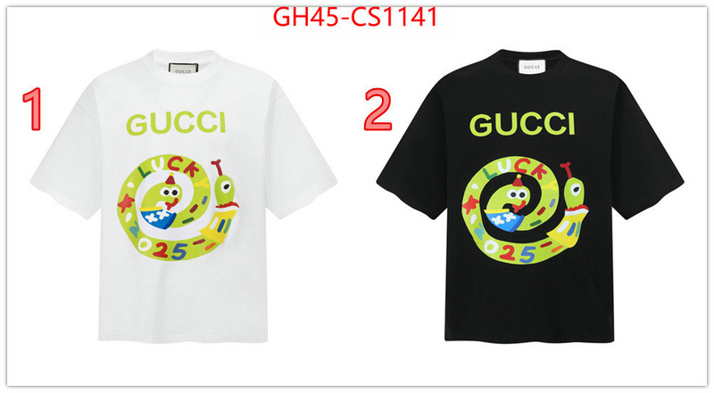 Clothing-Gucci top quality designer replica ID: CS1141 $: 45USD