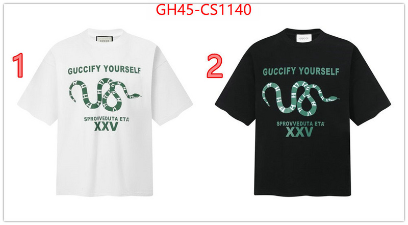 Clothing-Gucci best knockoff ID: CS1140 $: 45USD