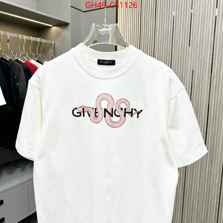 Clothing-Givenchy where can i find ID: CS1126 $: 49USD