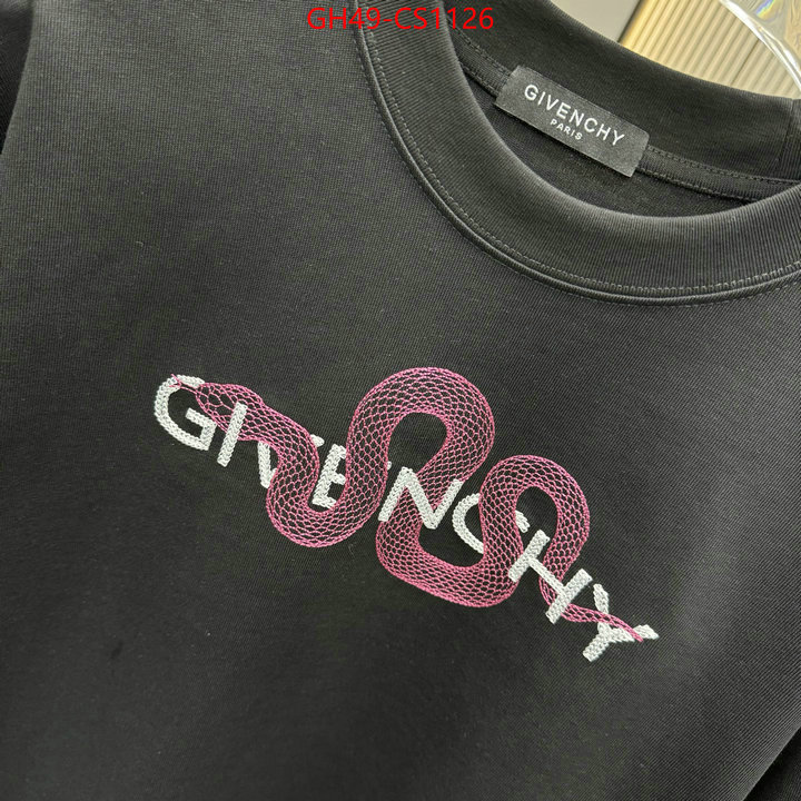 Clothing-Givenchy where can i find ID: CS1126 $: 49USD