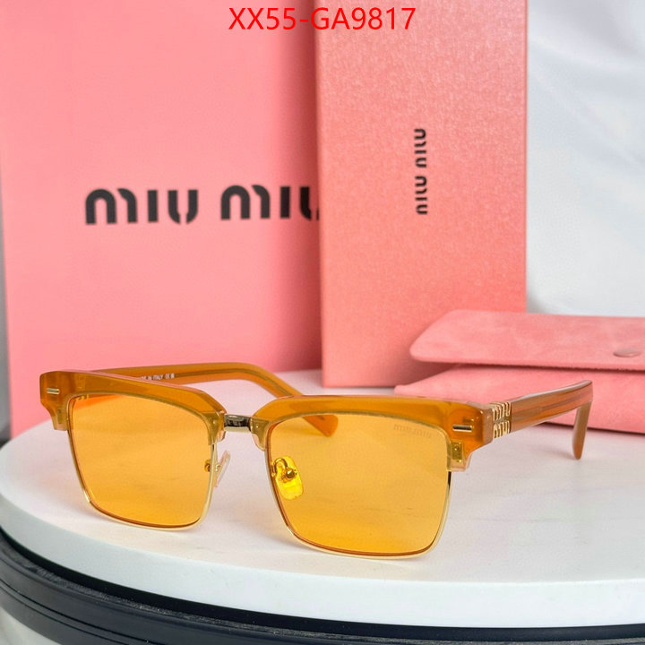 Glasses-Miu Miu buy replica ID: GA9817 $: 55USD