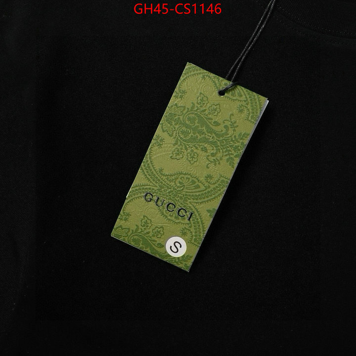 Clothing-Gucci what is top quality replica ID: CS1146 $: 45USD