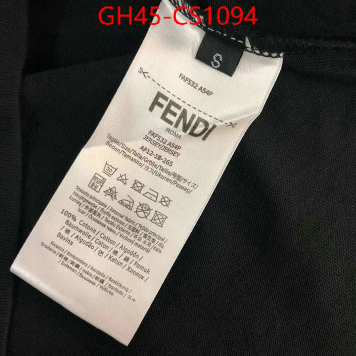 Clothing-Fendi buy luxury 2024 ID: CS1094 $: 45USD