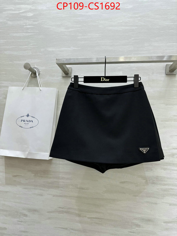 Clothing-Prada replica 1:1 high quality ID: CS1692 $: 109USD