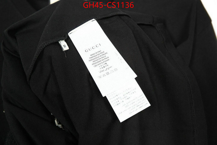 Clothing-Gucci buy replica ID: CS1136 $: 45USD