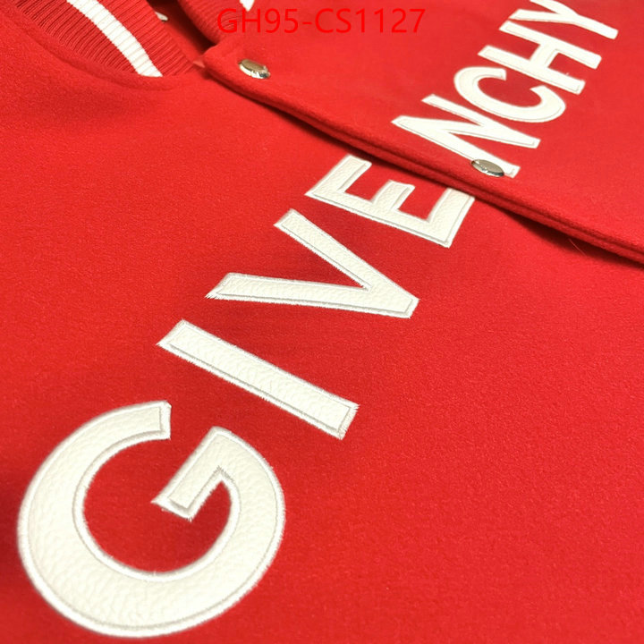 Clothing-Givenchy buy high-quality fake ID: CS1127 $: 95USD