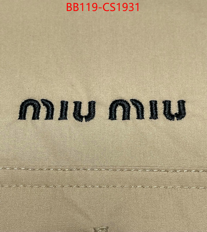 Clothing-MIU MIU top quality website ID: CS1931 $: 119USD