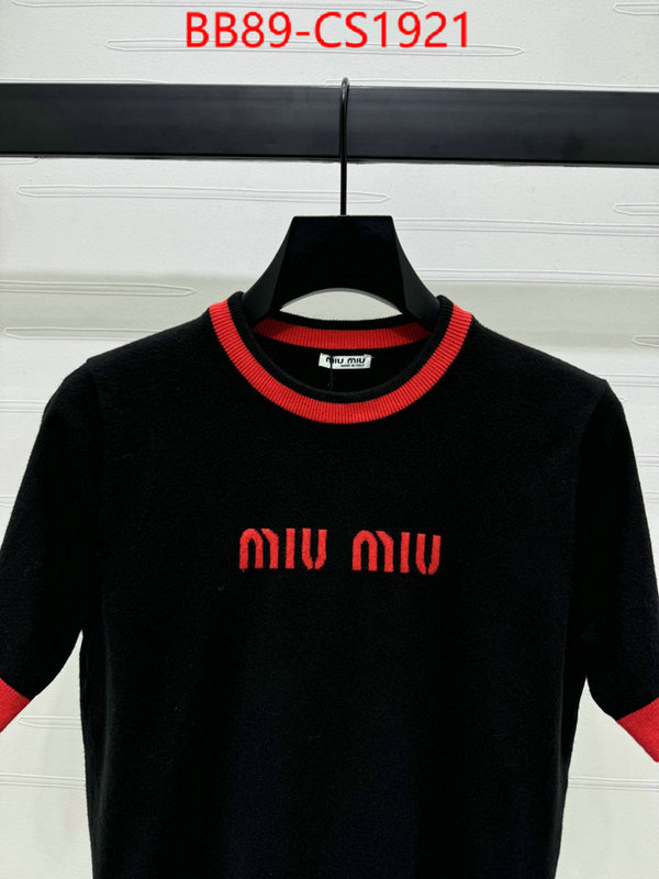 Clothing-MIU MIU online shop ID: CS1921 $: 89USD