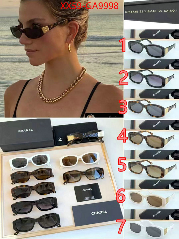 Glasses-Chanel replica designer ID: GA9998 $: 59USD