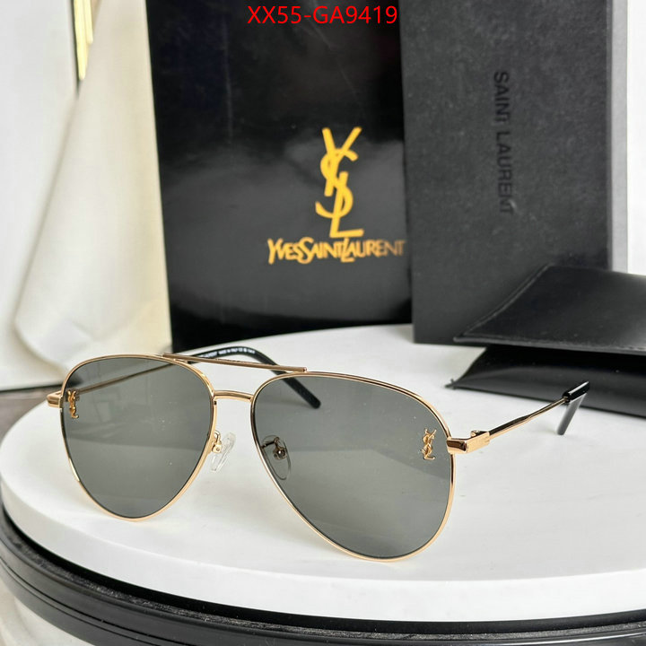 Glasses-YSL what 1:1 replica ID: GA9419 $: 55USD