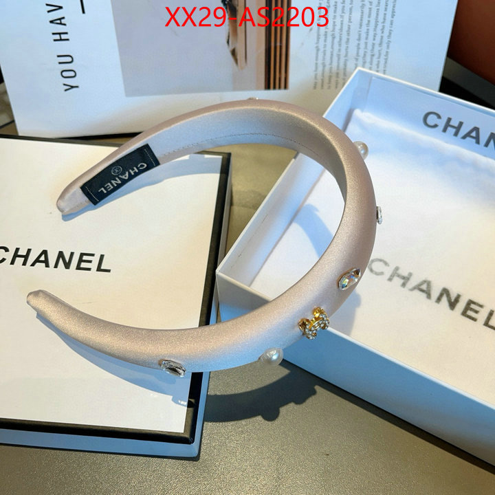 Hair band-Chanel new ID: AS2203 $: 29USD