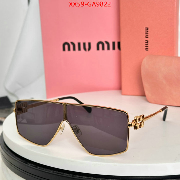 Glasses-Miu Miu 2024 perfect replica designer ID: GA9822 $: 59USD