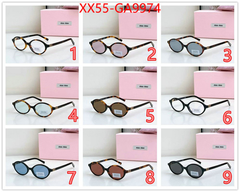 Glasses-Miu Miu top perfect fake ID: GA9974 $: 55USD