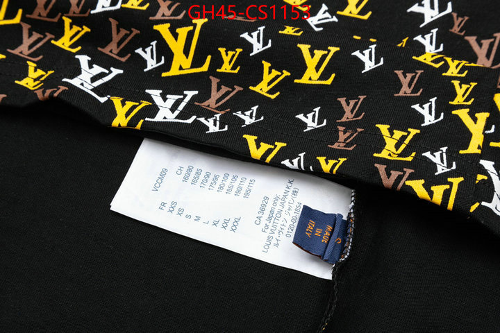 Clothing-LV shop designer replica ID: CS1153 $: 45USD