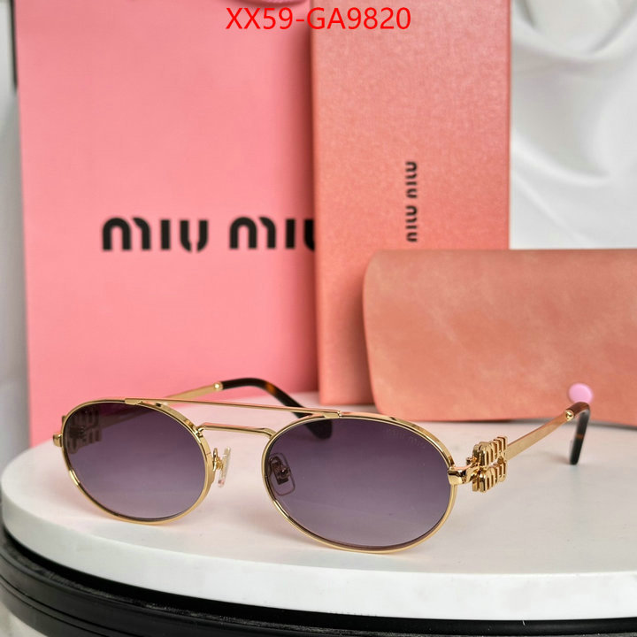 Glasses-Miu Miu where quality designer replica ID: GA9820 $: 59USD