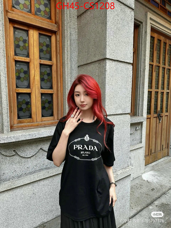 Clothing-Prada 7 star quality designer replica ID: CS1208 $: 45USD