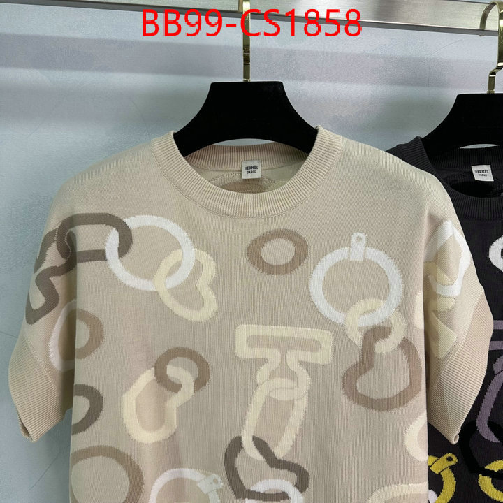 Clothing-Hermes highest quality replica ID: CS1858 $: 89USD