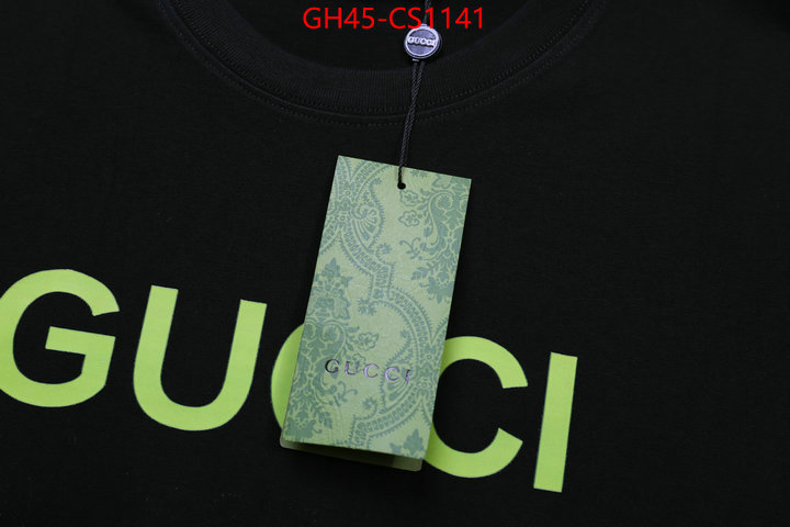 Clothing-Gucci top quality designer replica ID: CS1141 $: 45USD