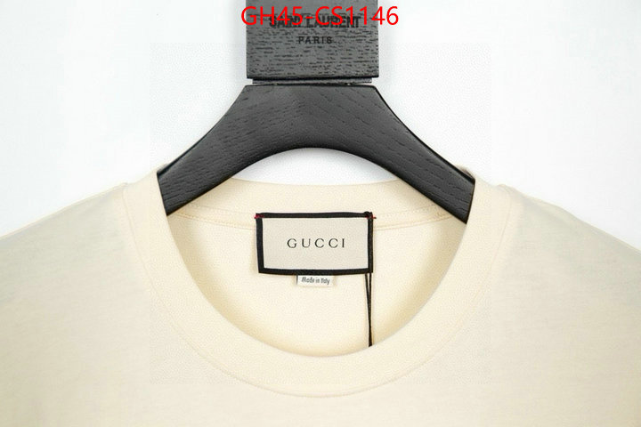 Clothing-Gucci what is top quality replica ID: CS1146 $: 45USD