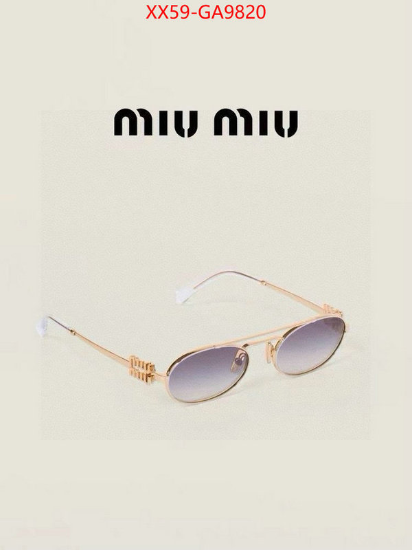 Glasses-Miu Miu where quality designer replica ID: GA9820 $: 59USD