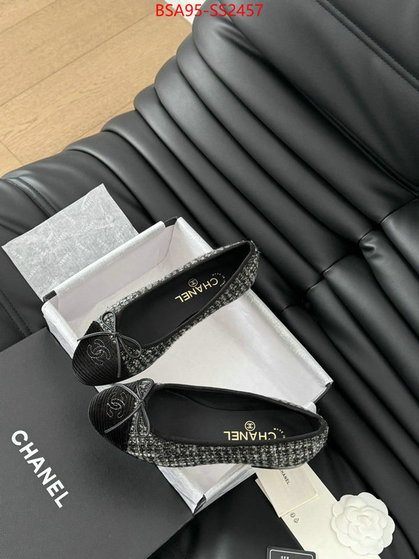 Women Shoes-Chanel buy 2024 replica ID: SS2457 $: 95USD