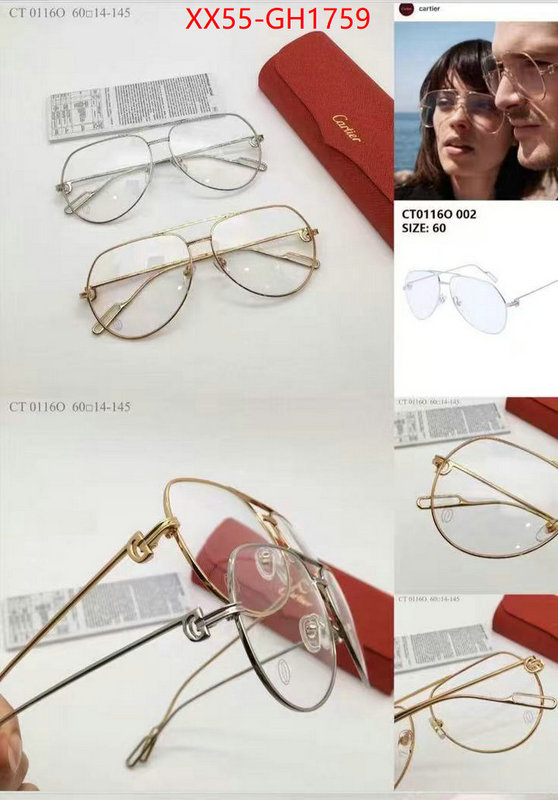 Glasses-Cartier where quality designer replica ID: GH1759 $: 55USD