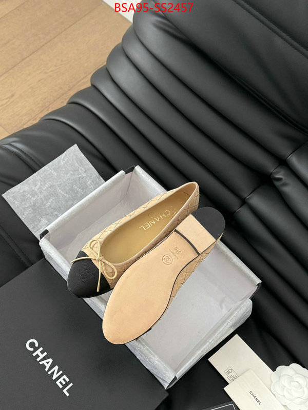 Women Shoes-Chanel buy 2024 replica ID: SS2457 $: 95USD