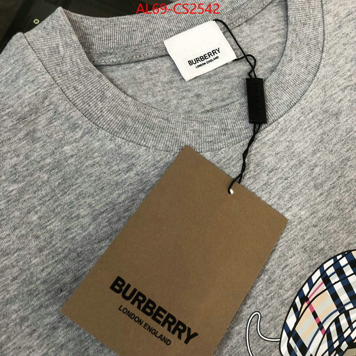 Clothing-Burberry buy best high-quality ID: CS2542 $: 69USD