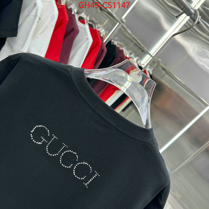 Clothing-Gucci high quality 1:1 replica ID: CS1147 $: 49USD