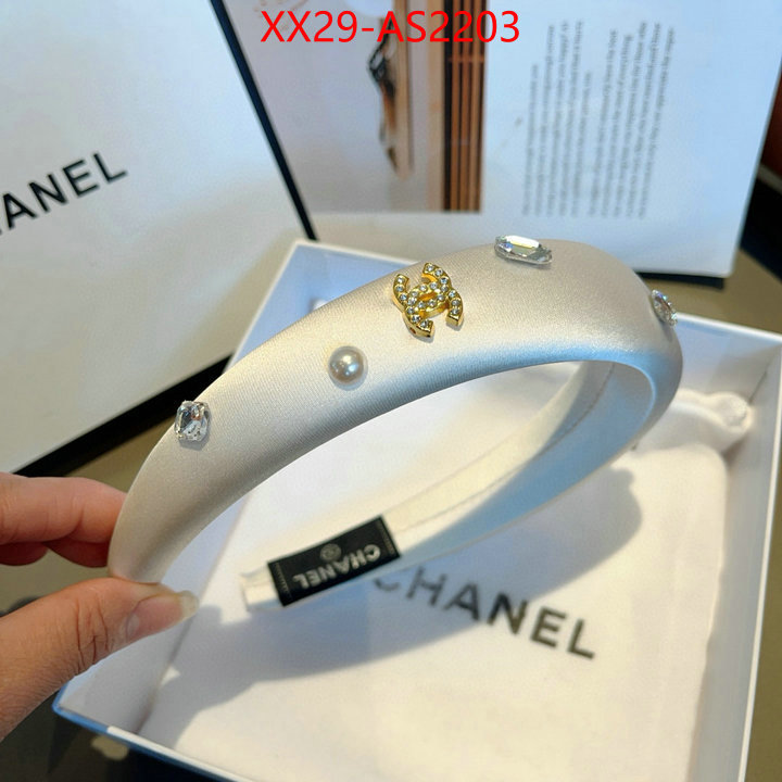 Hair band-Chanel new ID: AS2203 $: 29USD