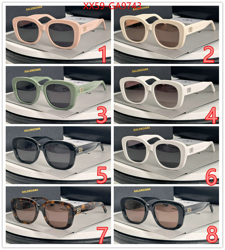 Glasses-Balenciaga highest product quality ID: GA9743 $: 59USD