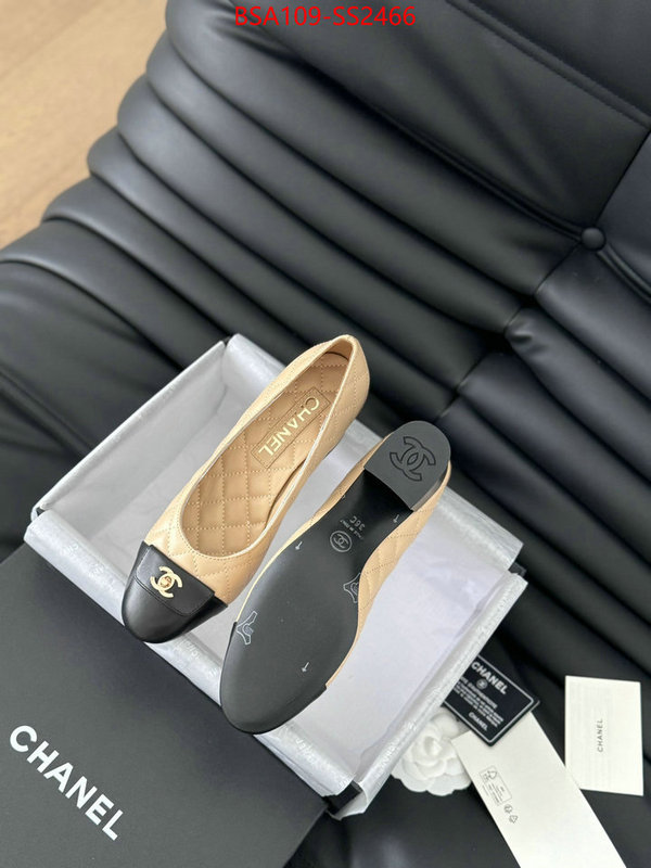 Women Shoes-Chanel 2024 aaaaa replica customize ID: SS2466 $: 109USD