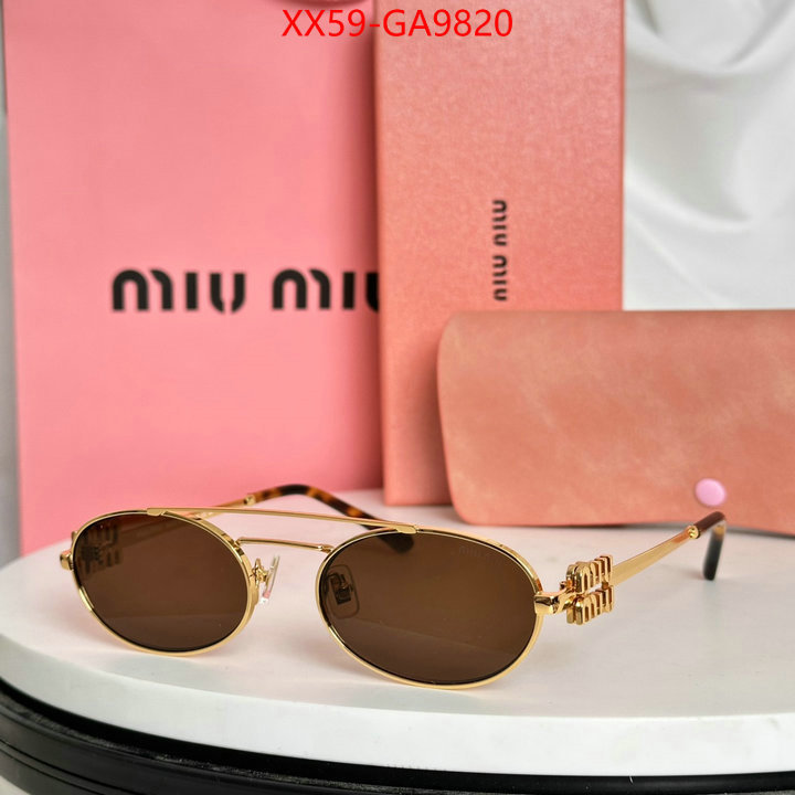 Glasses-Miu Miu where quality designer replica ID: GA9820 $: 59USD