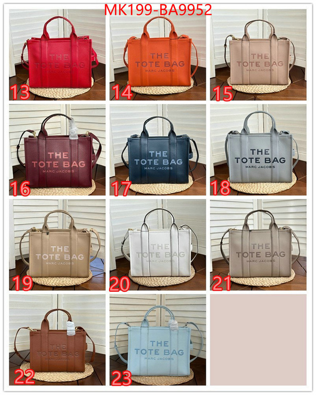 Marc Jacobs Bags(TOP)-Handbag- 1:1 ID: BA9952 $: 199USD,