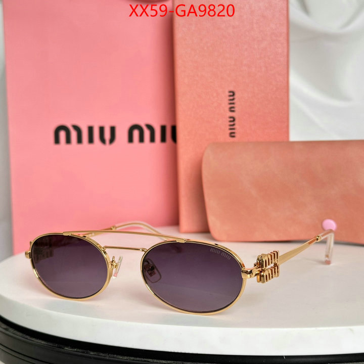 Glasses-Miu Miu where quality designer replica ID: GA9820 $: 59USD